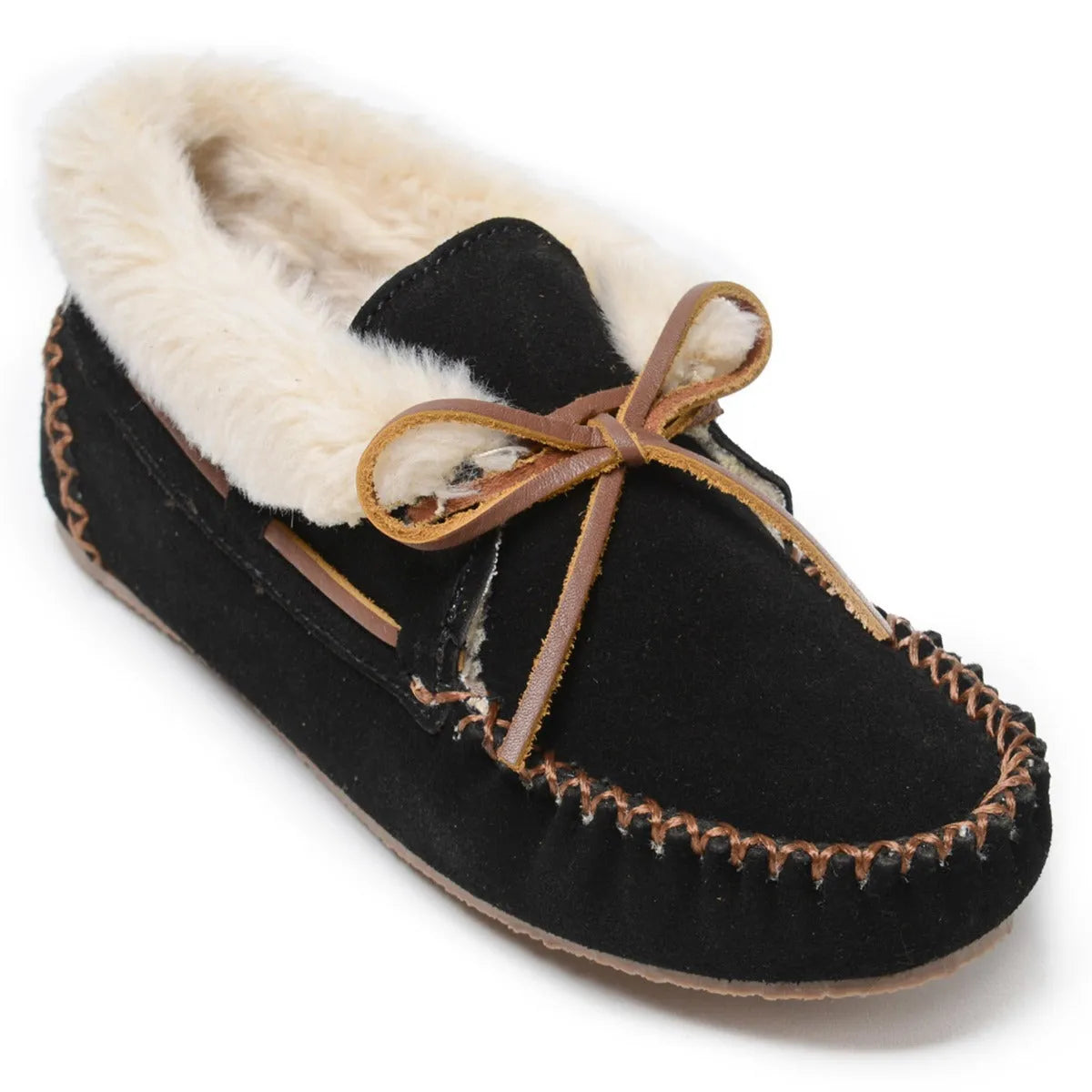 Minnetonka Chrissy Bootie - Womens Slipper Black Regular