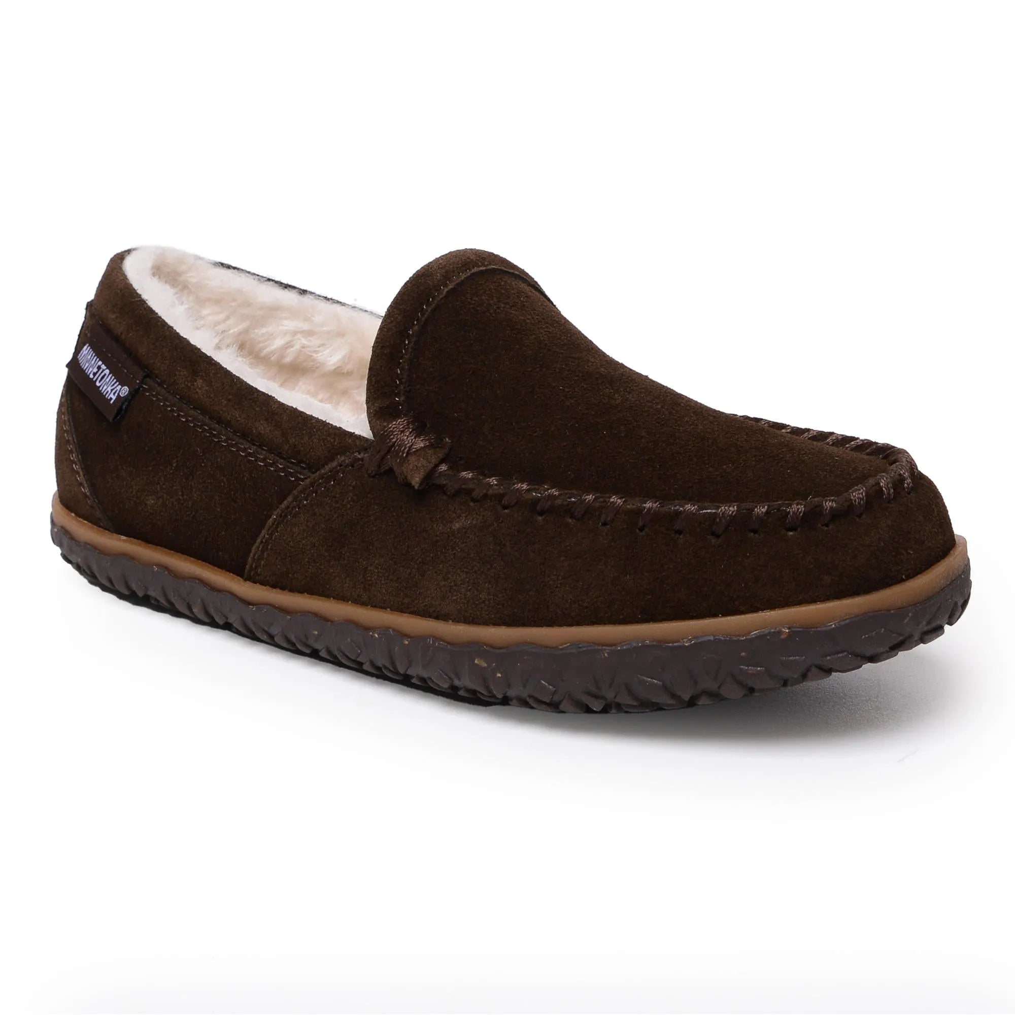 Minnetonka Tempe - Womens Slippers Chocolate Regular