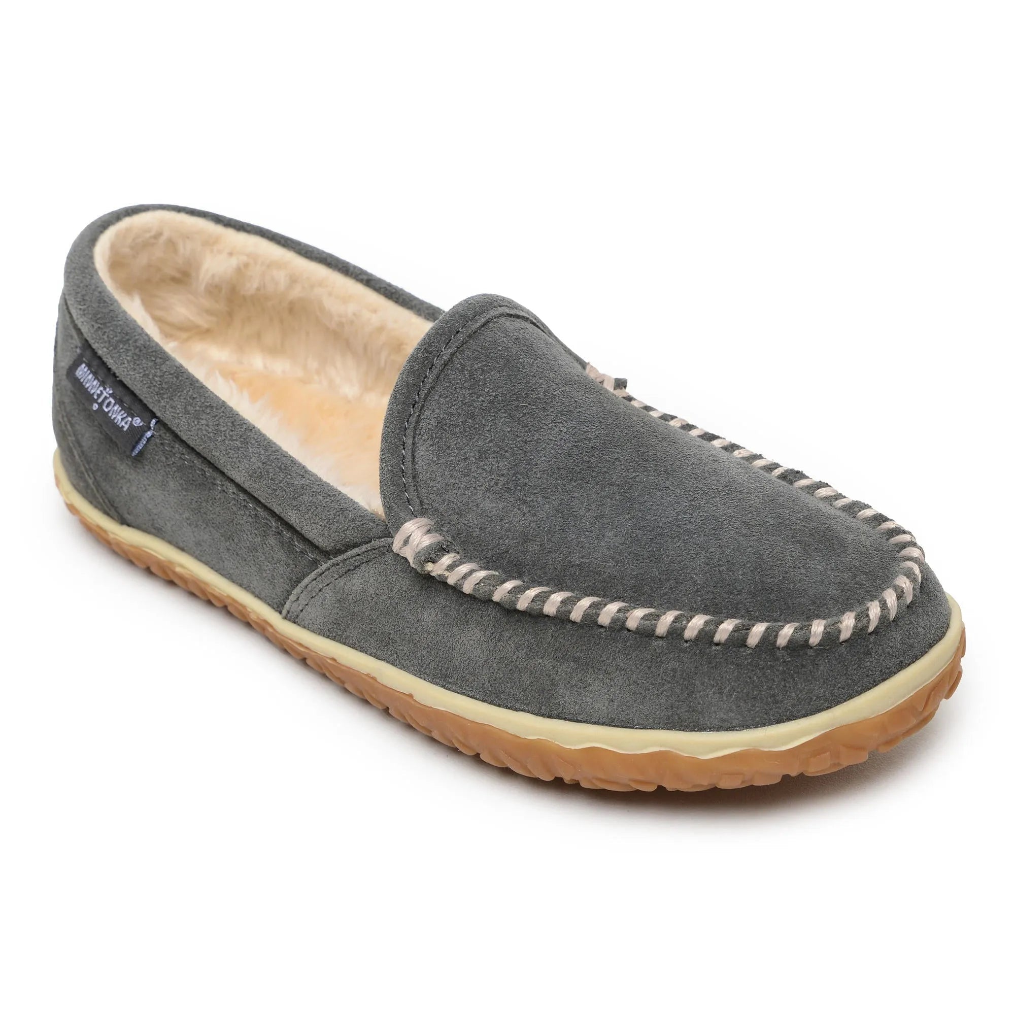 Minnetonka Tempe - Womens Slippers Grey