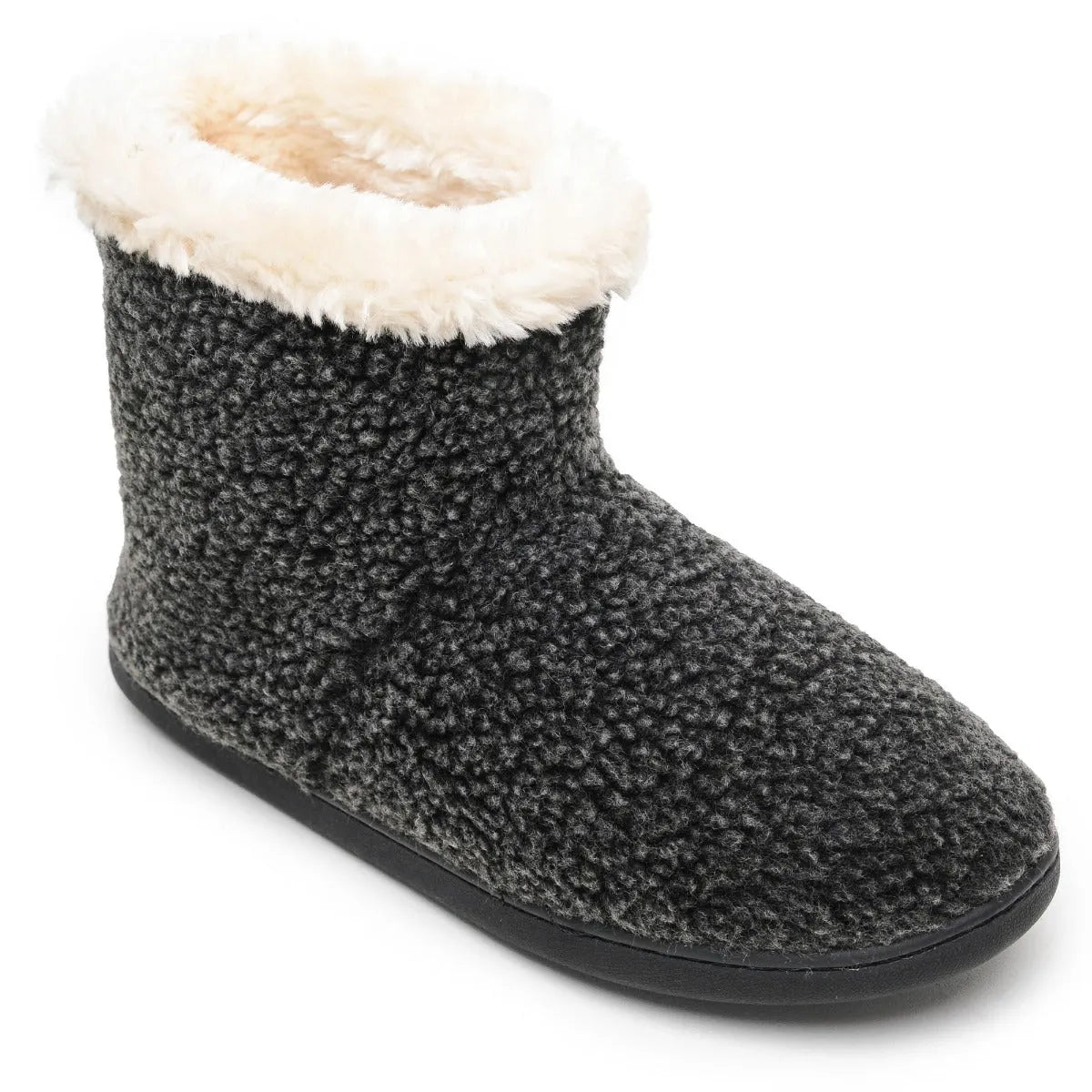 Minnetonka Betty Boot - Womens Slipper Charcoal