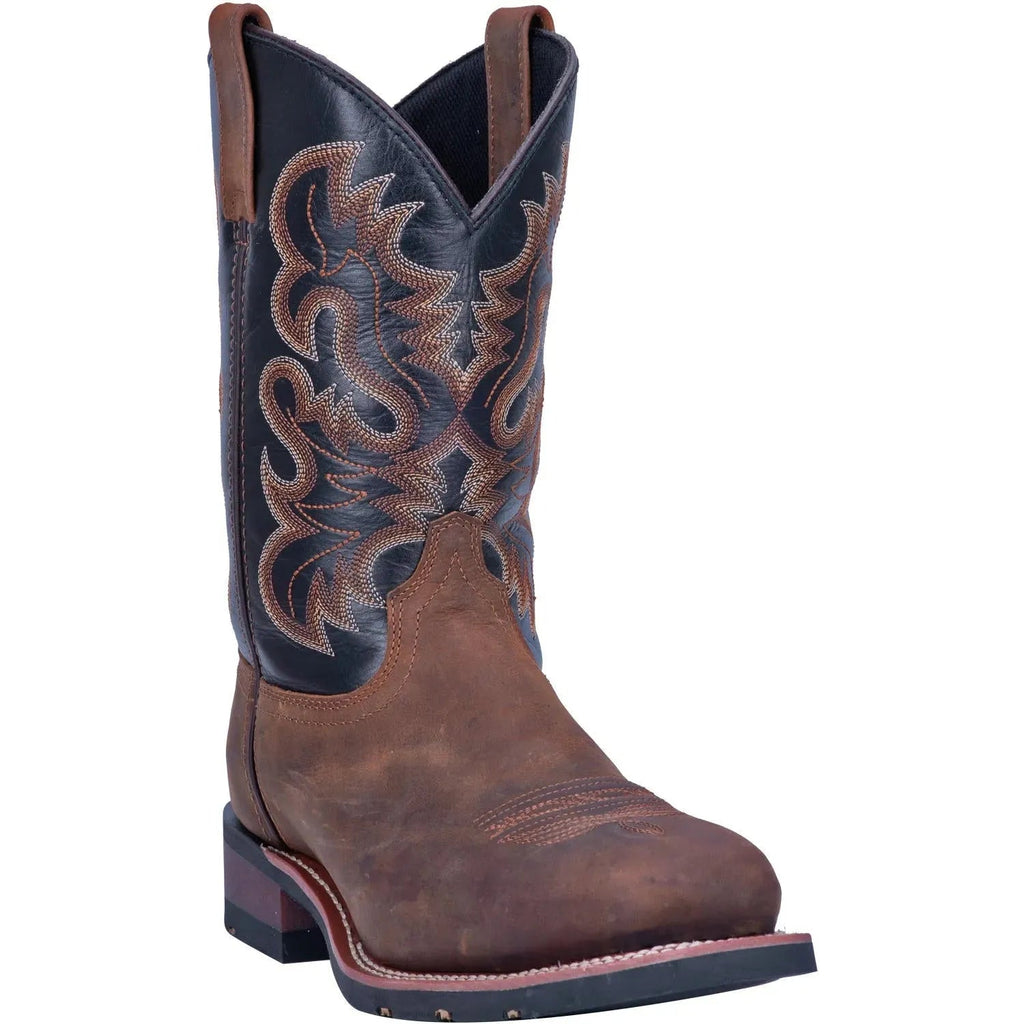 Laredo Rockwell - Men's Steel Toe Cowboy Boot Brown