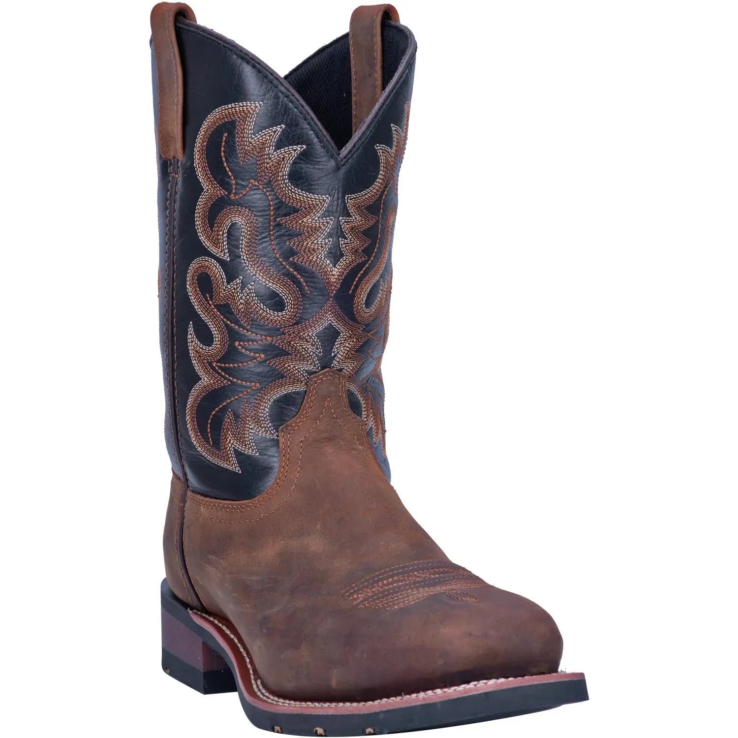 Laredo Rockwell - Men's Steel Toe Cowboy Boot Brown