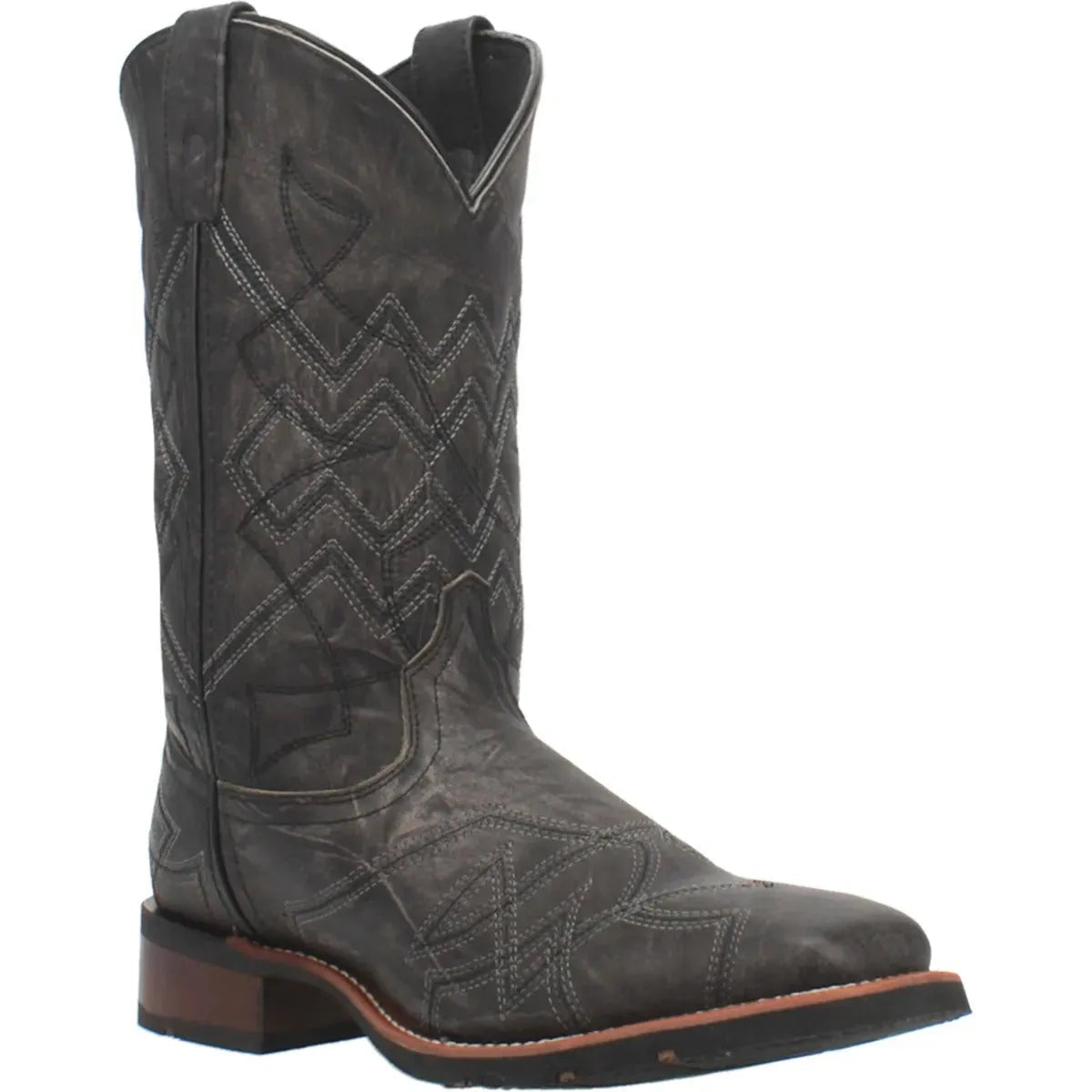 Laredo Axel - Men's Leather Cowboy Boot Black