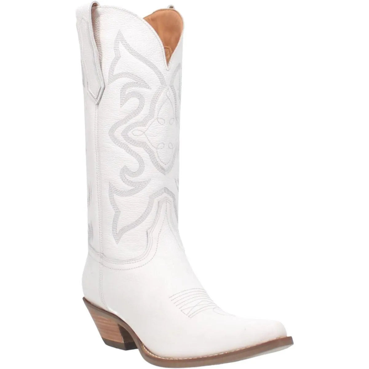 Dingo Out West (Leather) - Women's Cowgirl Boot White Regular