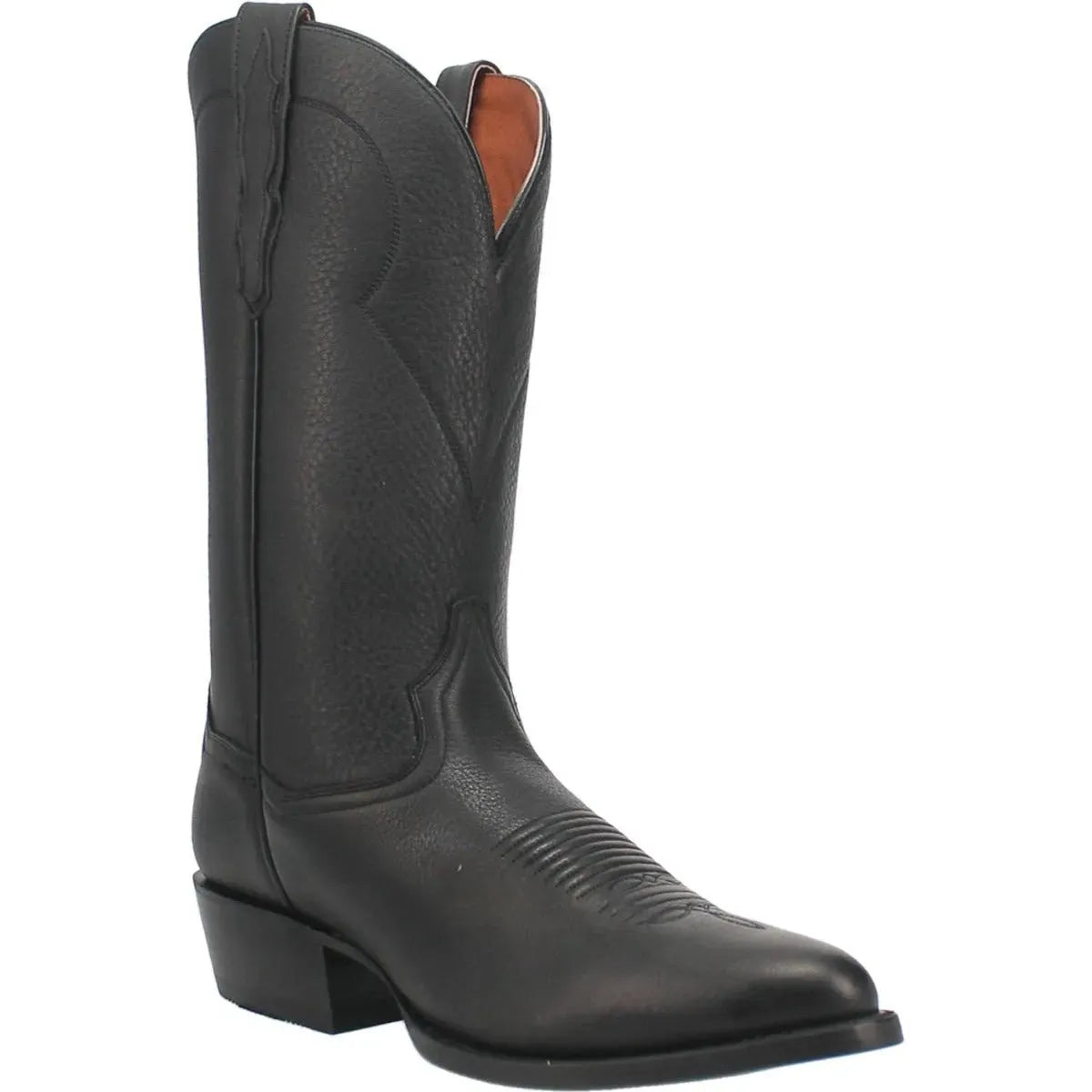 Dan Post Pike - Men's Leather Cowboy Boots Black