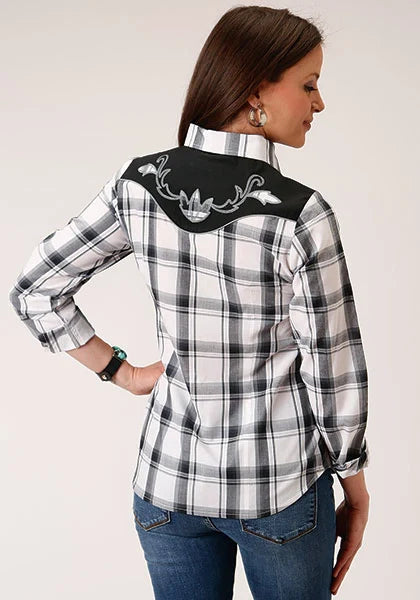 Roper 1505 Fancy Applique (Black) - Women's Western Shirt Black