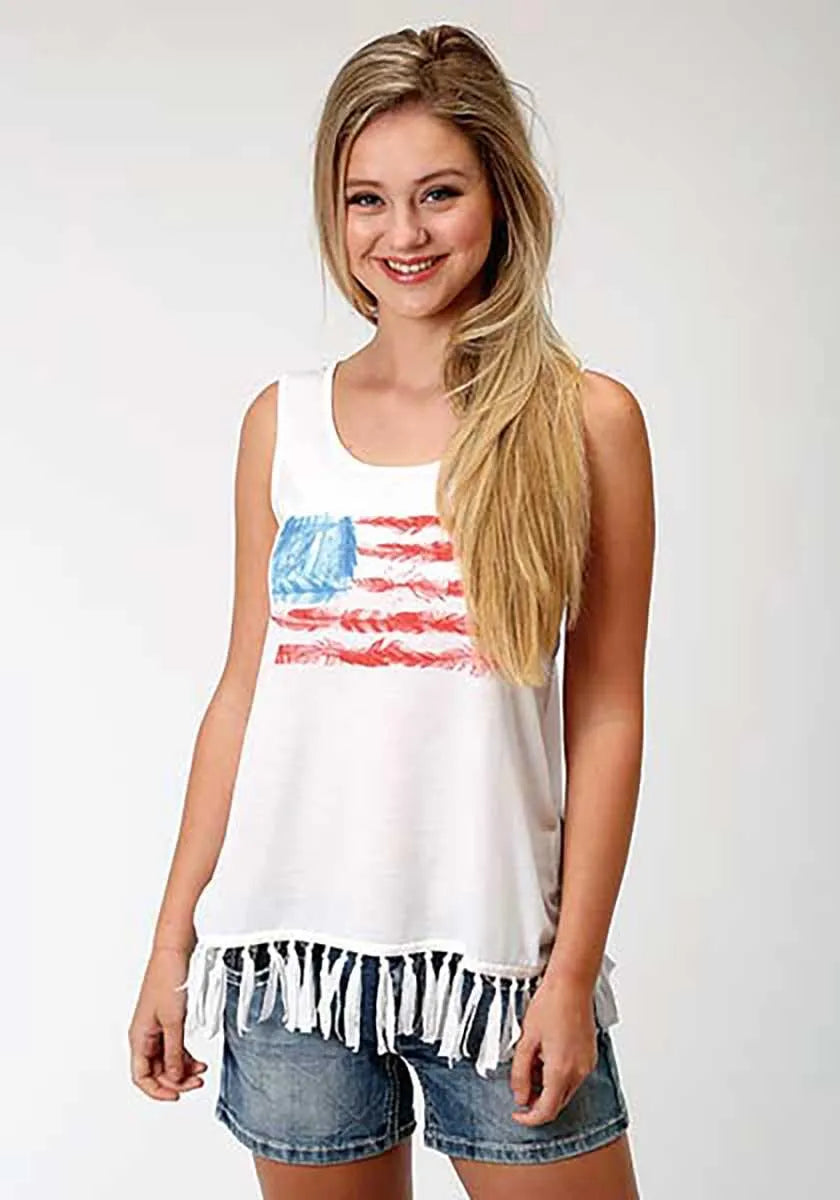 Roper Americana (White) - Women's Tank Top White