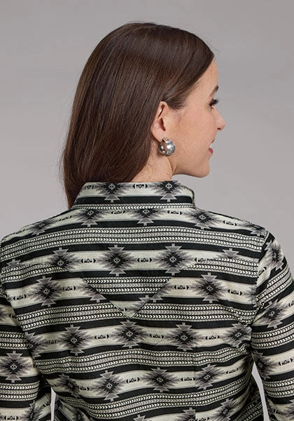 Roper 2182 Santa Fe Aztec (Black) - Women's Western Shirt