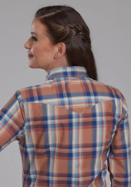 Roper 2158 Falling Leaves Plaid (Multi) - Women's Western Shirt