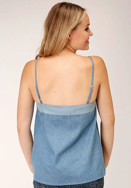 Roper 1619 Denim (Blue) - Women's Tank Top