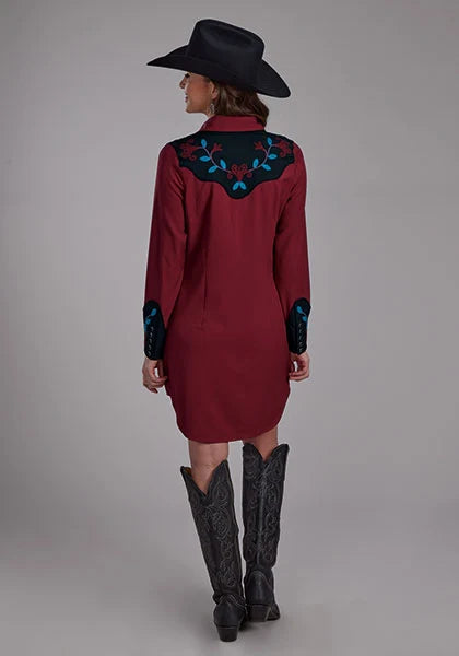 Roper 2293 Old West Floral (Red) - Women's Dress