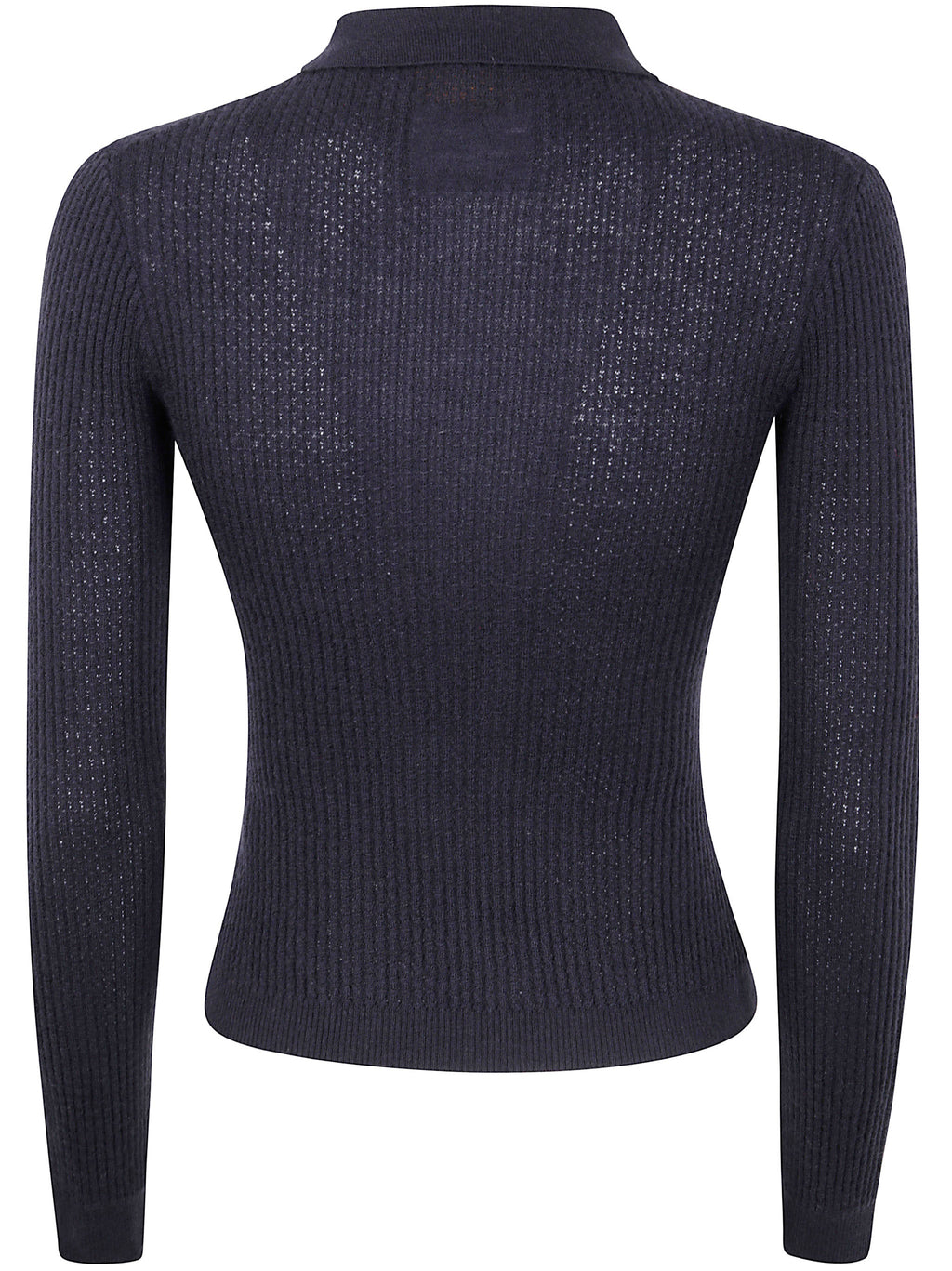 Guest In Residence Women Long Sleeves "Shrunken" Cashmere Polo Shirt