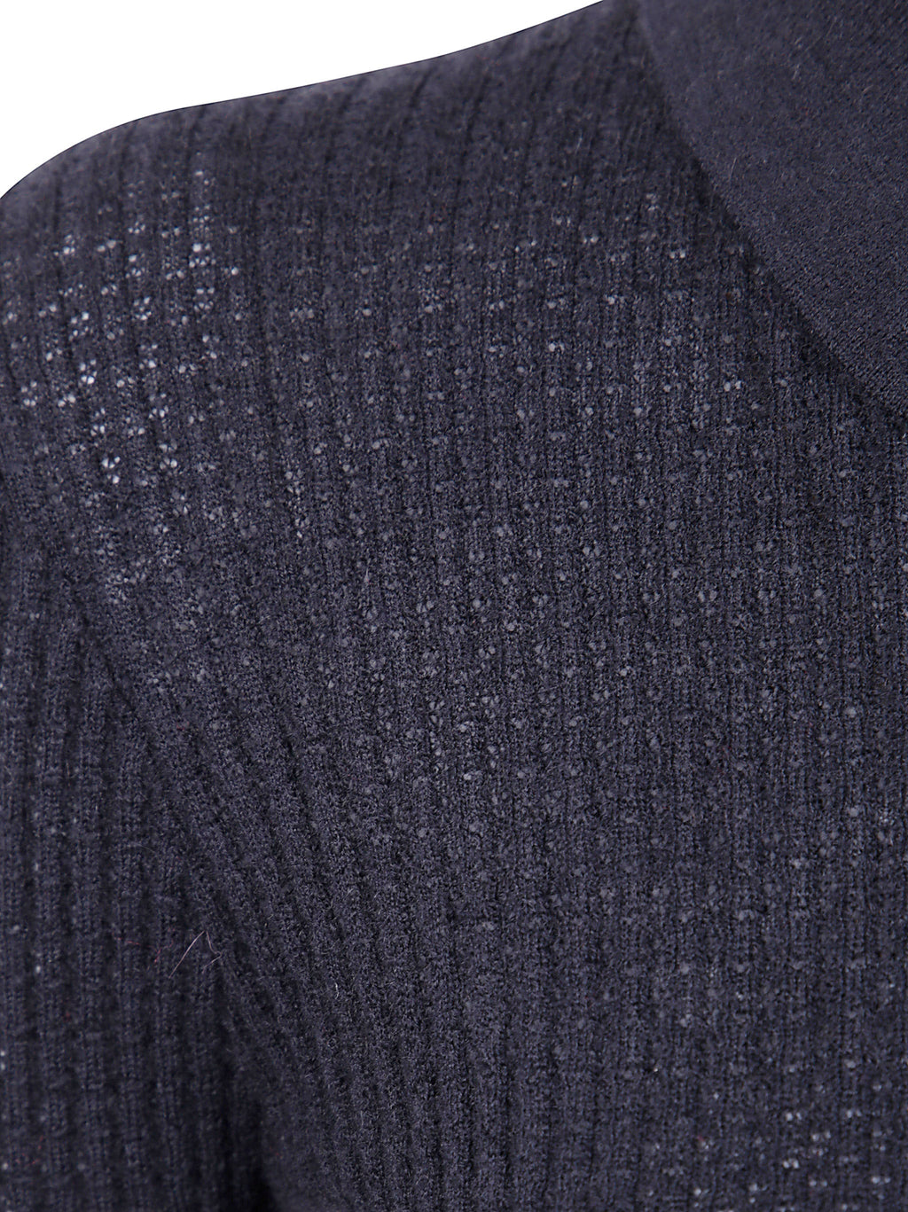 Guest In Residence Women Long Sleeves "Shrunken" Cashmere Polo Shirt