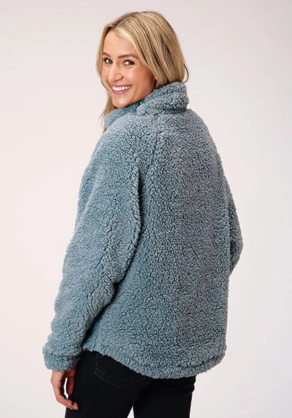 Roper 1346 Polar (Blue) - Women's Fleece Pullover