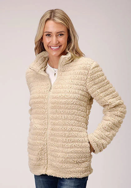 Roper 1354 Polar (Cream) - Women's Fleece Jacket Cream