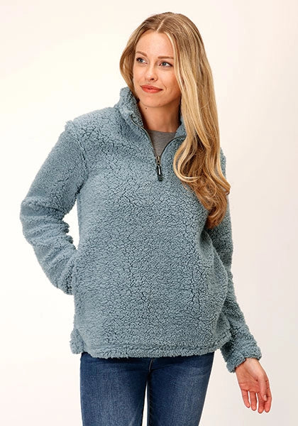 Roper 1820 Polar (Blue) - Women's Fleece Pullover Blue