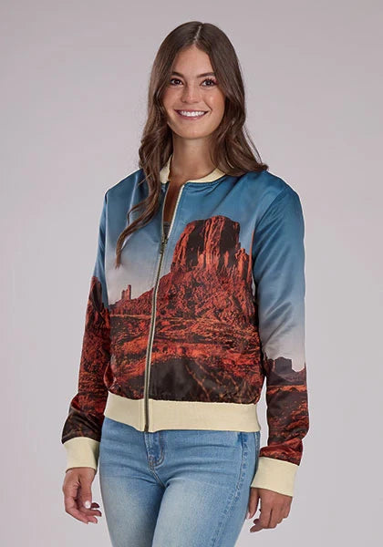 Roper 2532 Desert View (Multi) - Women's Bomber Jacket Multi