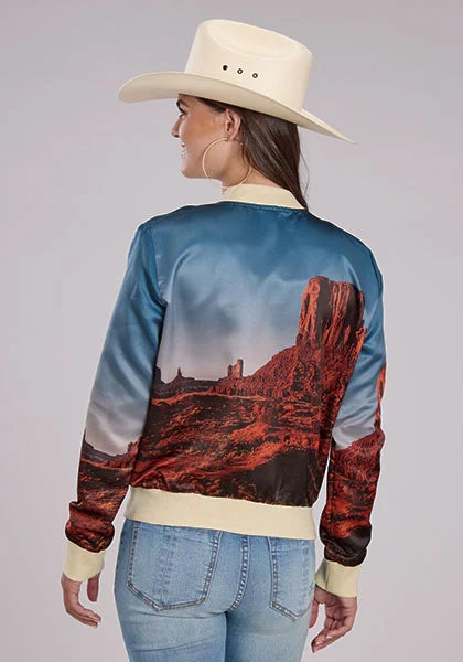 Roper 2532 Desert View (Multi) - Women's Bomber Jacket