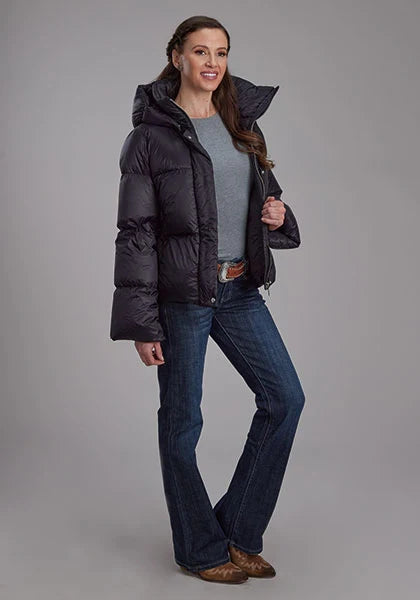 Roper 2165 Puffer (Black) - Women's Nylon Jacket