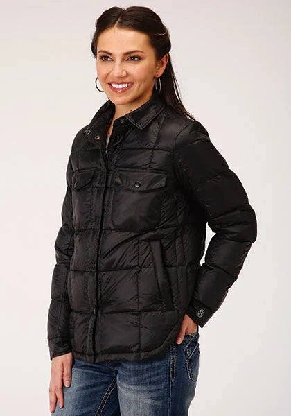 Roper 1304 Parachute (Black) - Women's Nylon Jacket Black