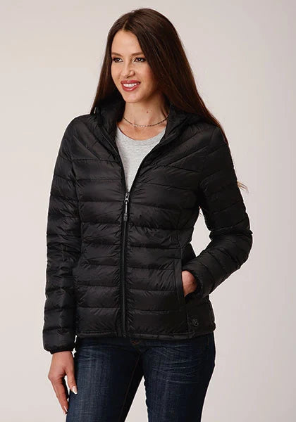 Roper 1744 Parachute (Black) - Women's Nylon Jacket Black