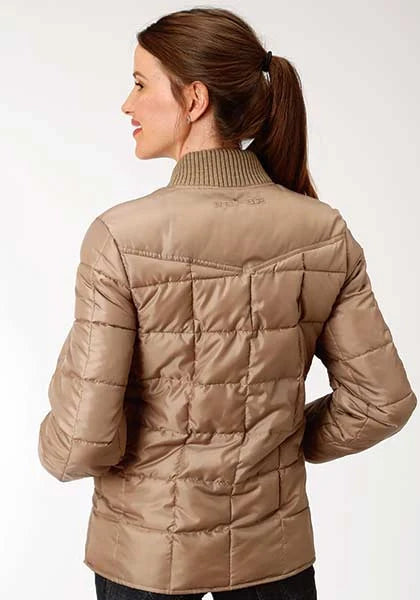 Roper 1473 Quilted Poly (Khaki) - Women's Jacket