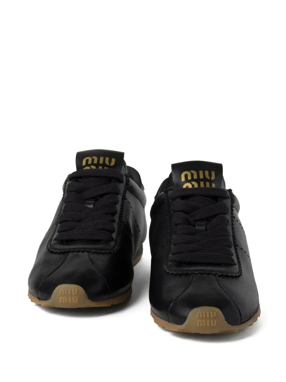 Miu Miu Women Plume Nappa Leather Sneakers