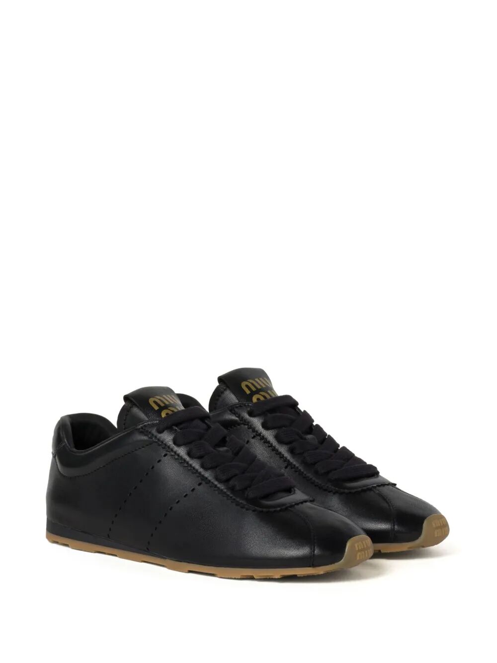 Miu Miu Women Plume Nappa Leather Sneakers