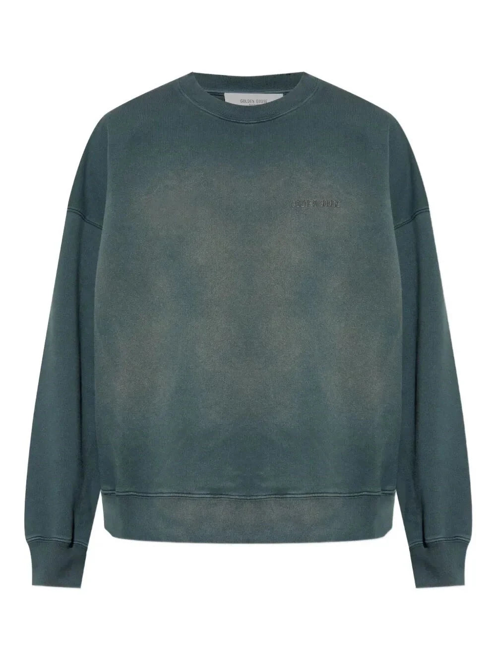 Golden Goose Men `Journey` Crew-Neck Sweatshirt With Embroidery
