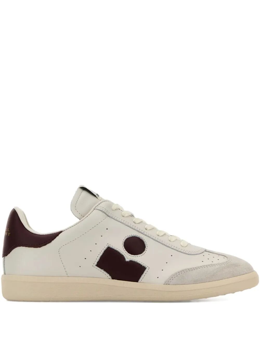 Isabel Marant Women Bryce Leather Sneakers With Suede Inserts