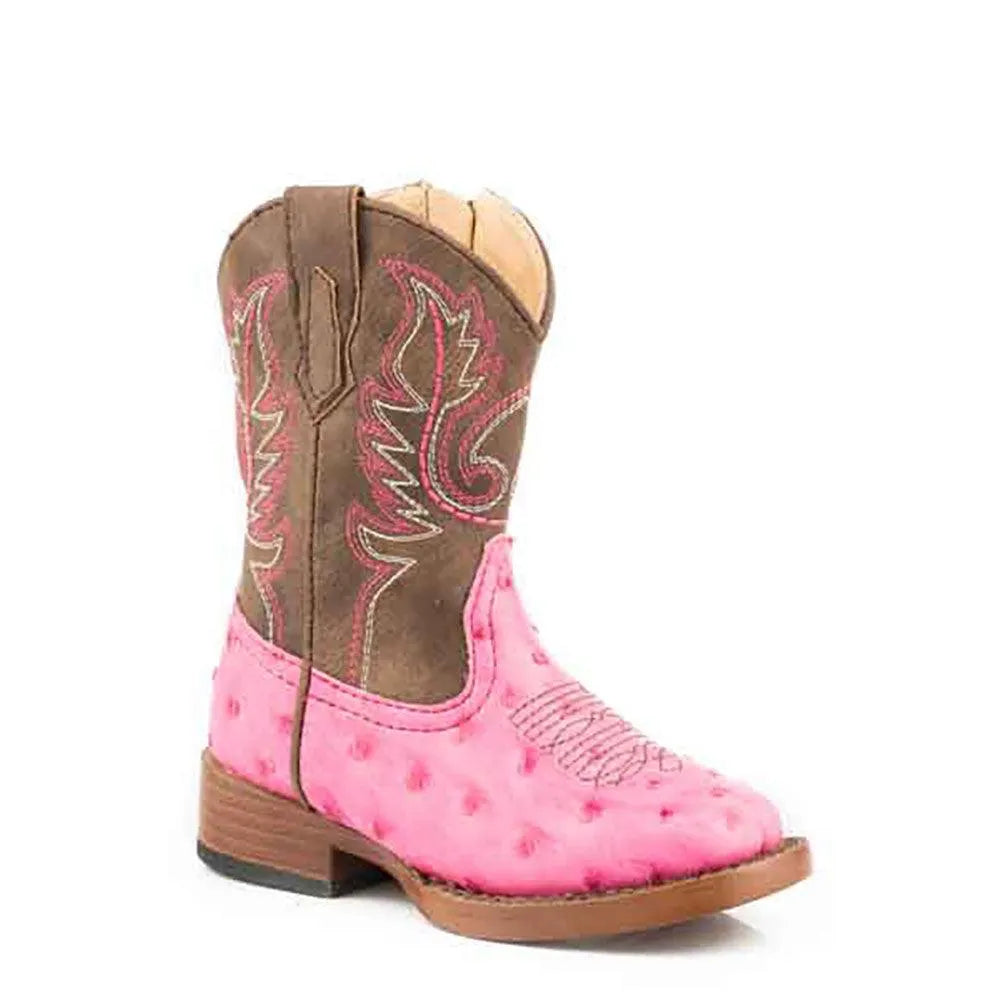 Roper Annabelle - Toddler Cowgirl Boots Hot Pink