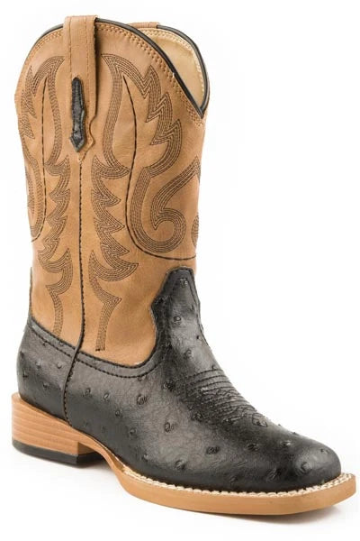Roper Bumps (Tan) - Men's Cowboy Boots Tan Regular