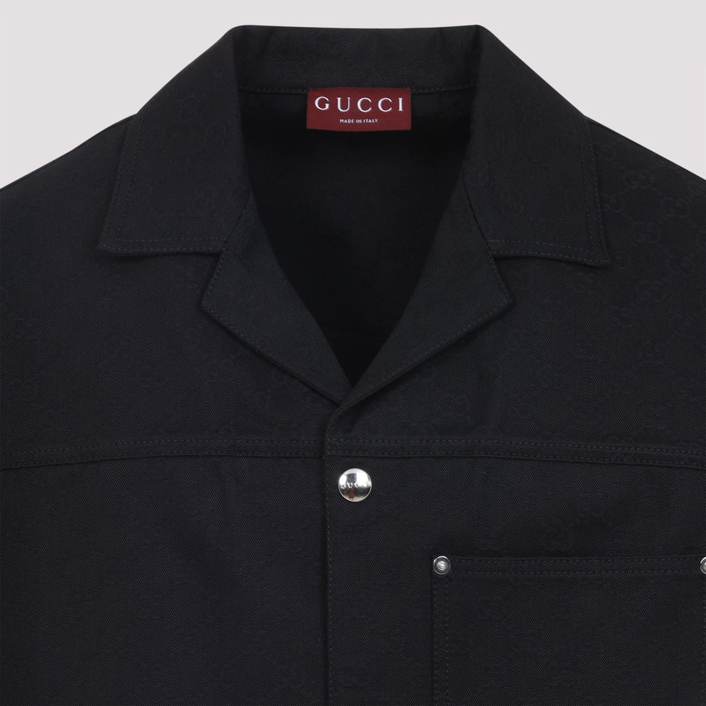 Gucci Gg Jacquard Shirt Men