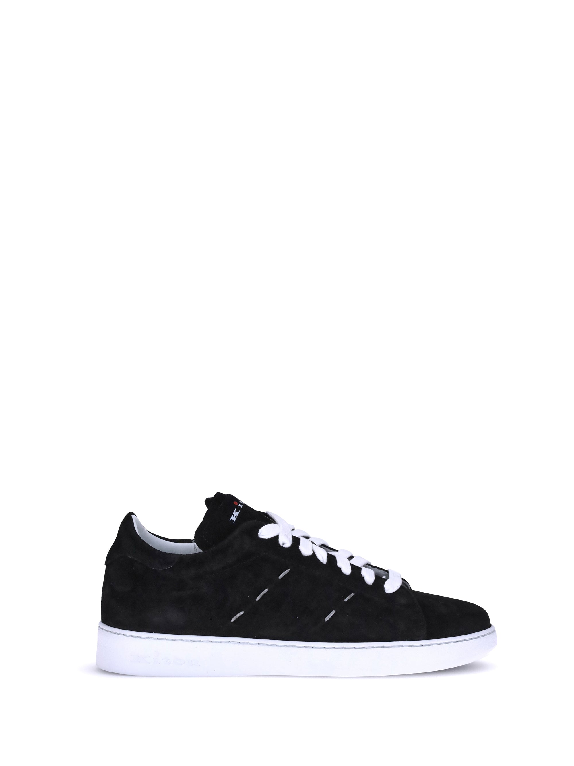 Kiton Men Leather Sneakers