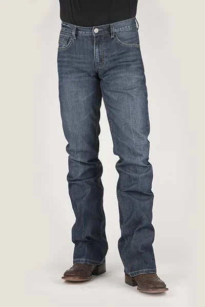 Tin Haul 1660 Jagger Fit (Dark Wash) - Men's Bootcut Jeans Denim Dark Wash