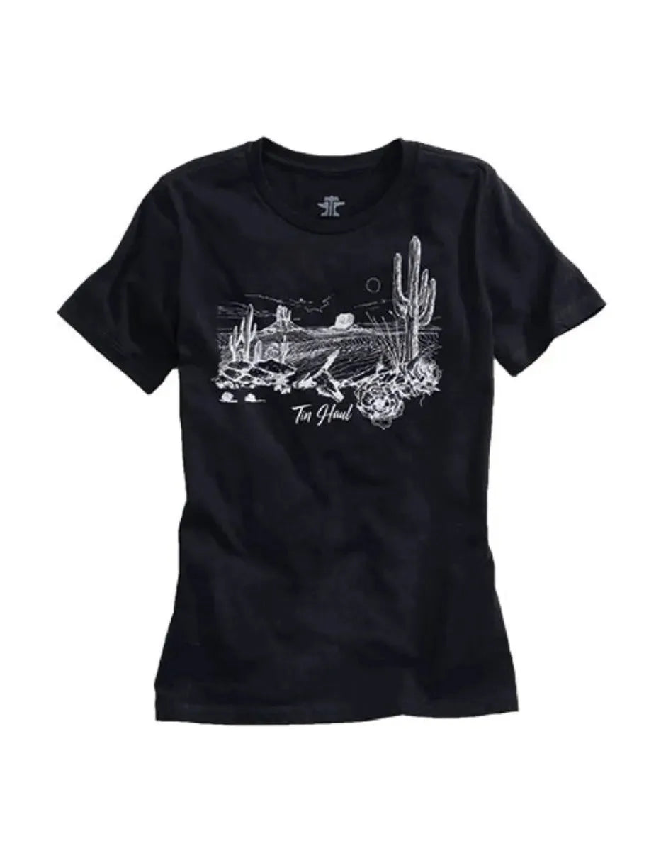 Tin Haul Desert Lines (Black) - Women's T-Shirt Black
