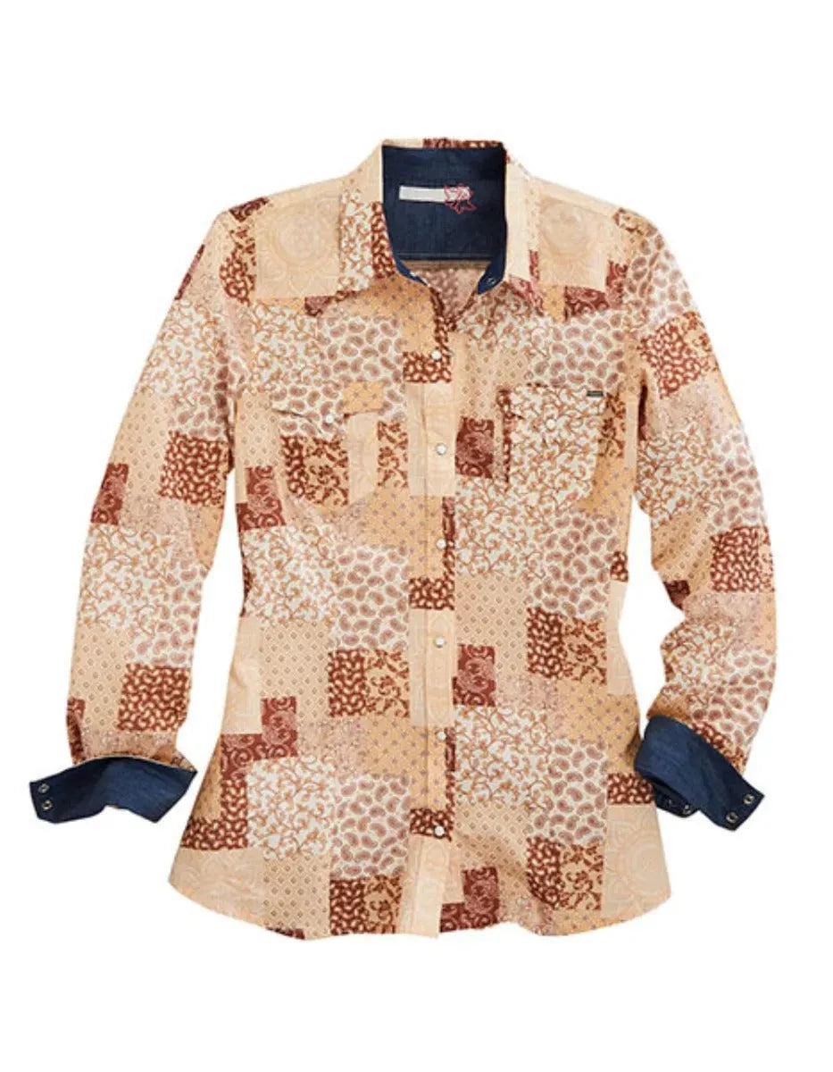 Tin Haul Sunrise Symphony (Brown) - Women's Western Shirt Brown