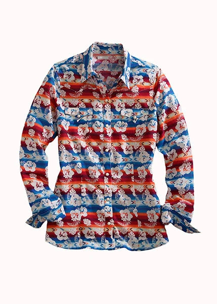 Tin Haul 1495 Hawaiian Serape (Multi) - Women's Western Shirt Multi
