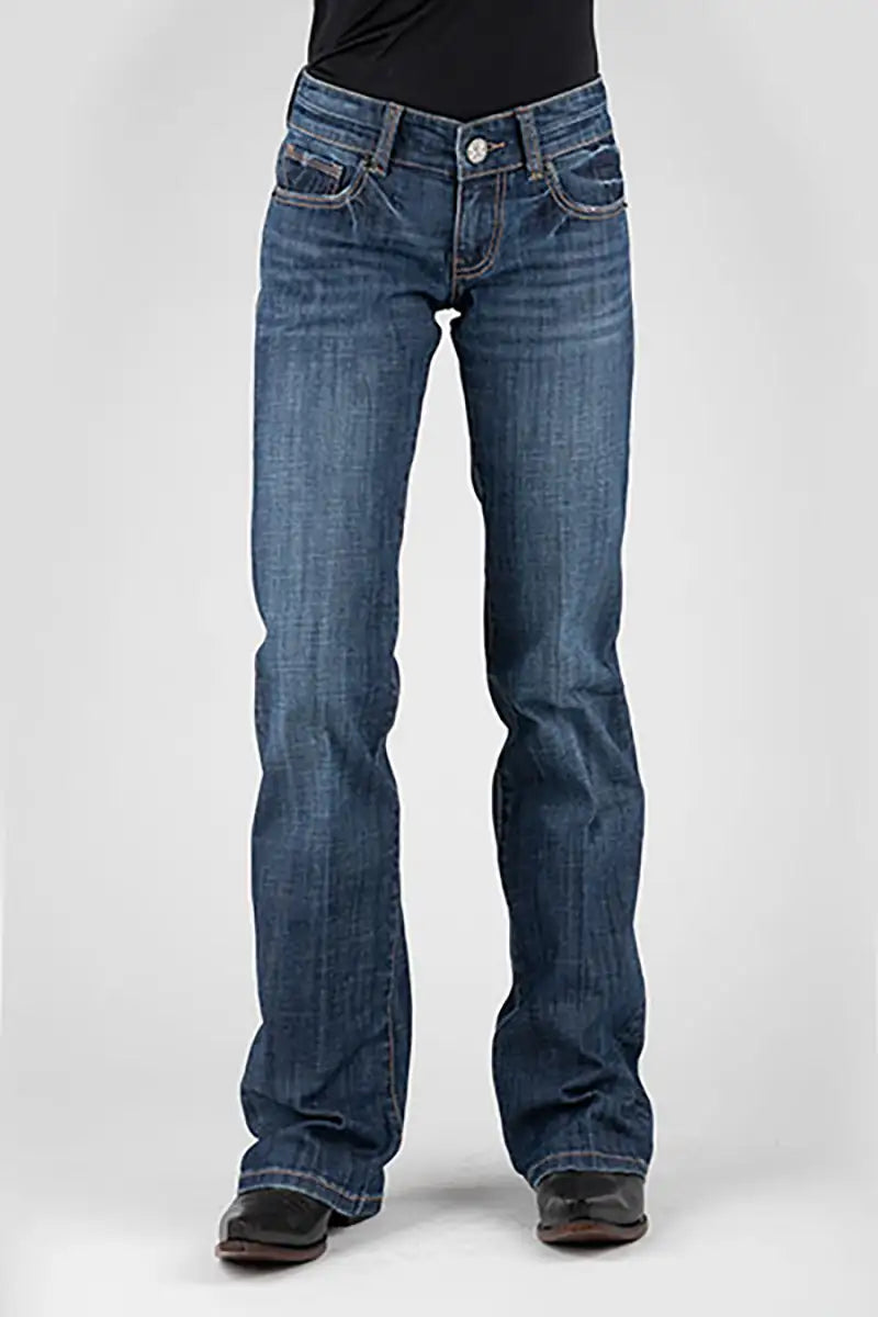 Tin Haul 280 Rosie Fit Double loop Pocket ( Denim Dark Wash ) - Women's Jeans Denim Dark Wash