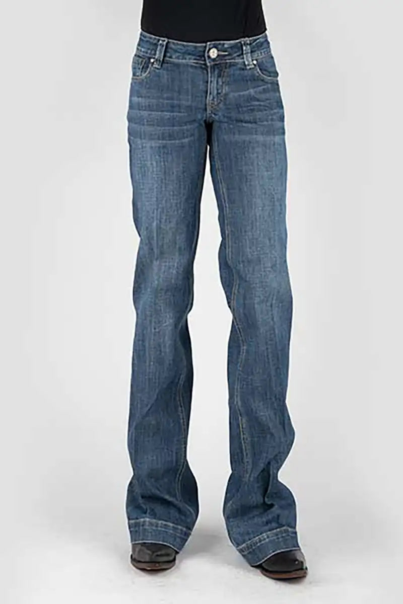 Tin Haul 460 Ella Fit Horse Pocket ( Denim Medium Wash ) - Women's Jeans Denim Medium Wash