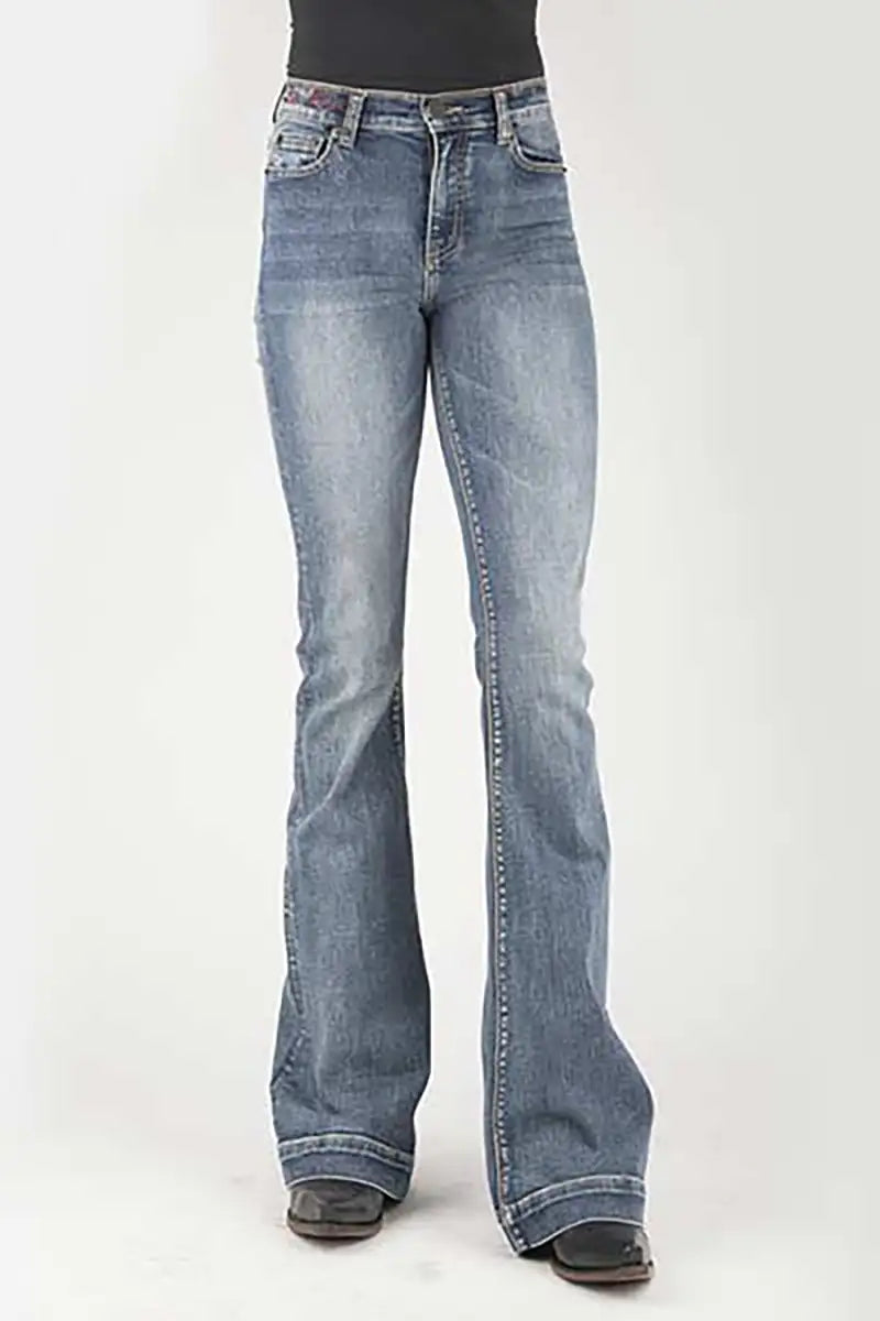 Tin Haul 595 Libby Fit Anvil and Hammer ( Denim Light Wash )- Women's Jeans Denim Light Wash