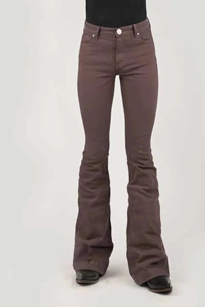 Tin Haul Libby High Raise Flare (Brown) - Women's Jeans Brown
