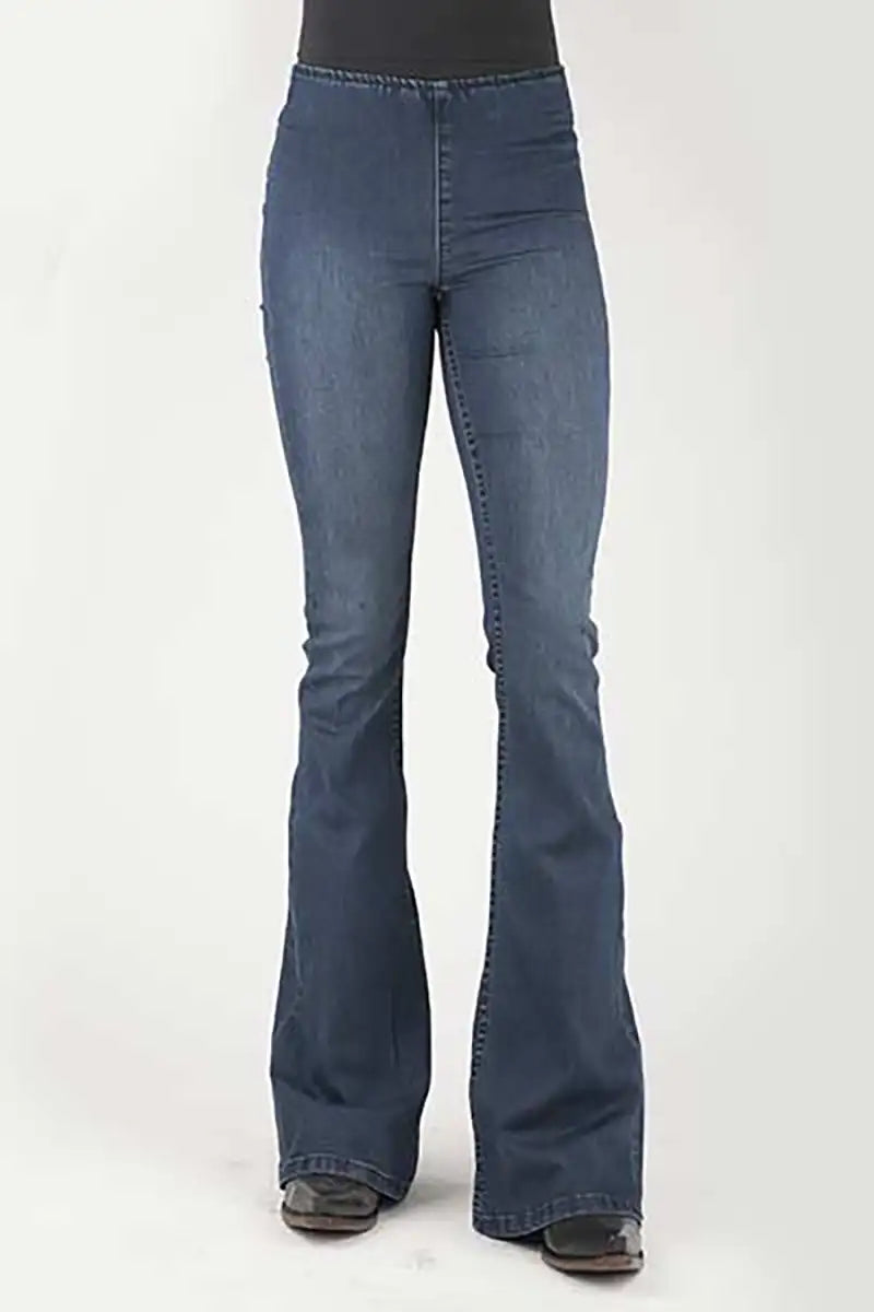 Tin Haul 825 Harlow Fit Skinny Flare ( Denim Dark Wash )- Women's Jeans Denim Dark Wash