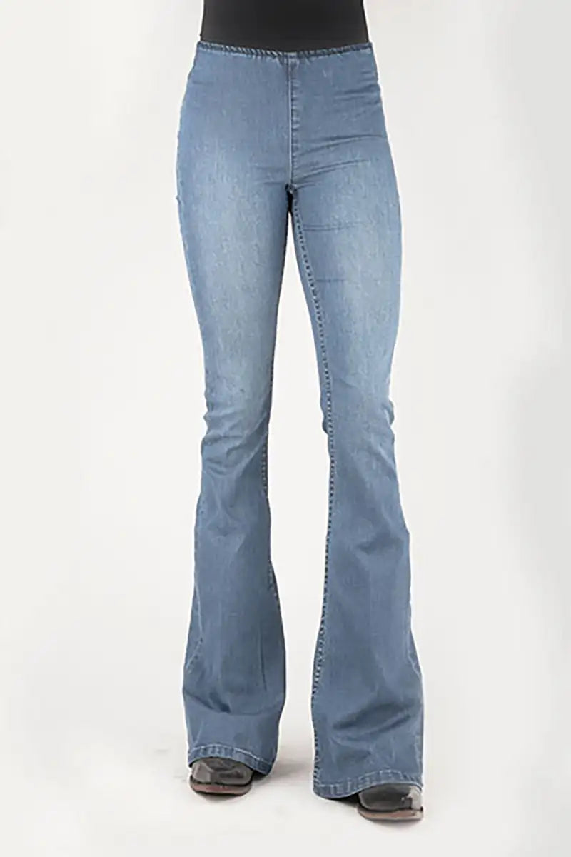 Tin Haul 825 Harlow Fit Skinny Flare ( Denim Light Wash )- Women's Jeans Denim Light Wash