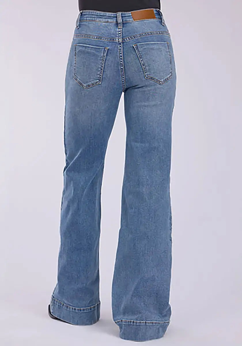 Tin Haul 870 Clair Fit Side Yoke ( Denim Light Wash )- Women's Jeans (Closeout)