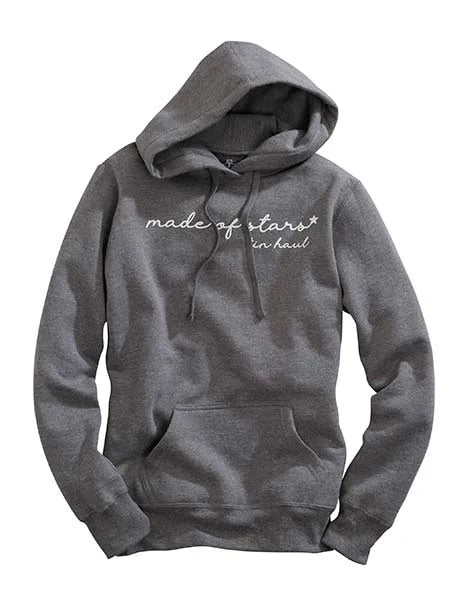 Tin Haul Script Print (Grey) - Women's Hoodie Sweatshirt Grey