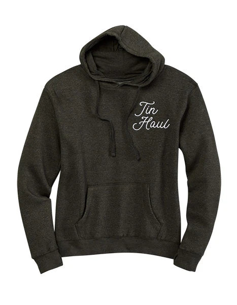 Tin Haul Embroidered Logo (Grey) - Women's Hoodie Sweatshirt Grey