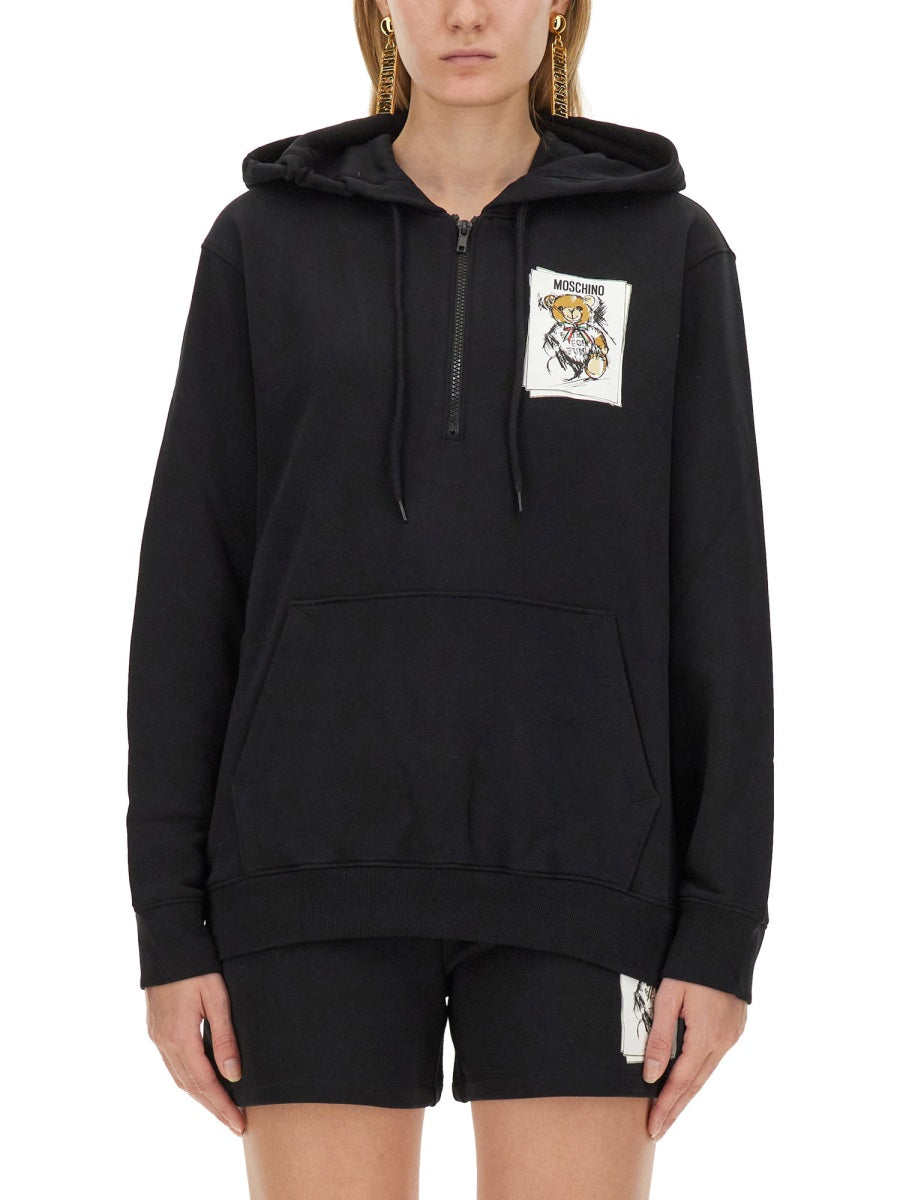 Moschino Women Sweatshirt With Logo Print