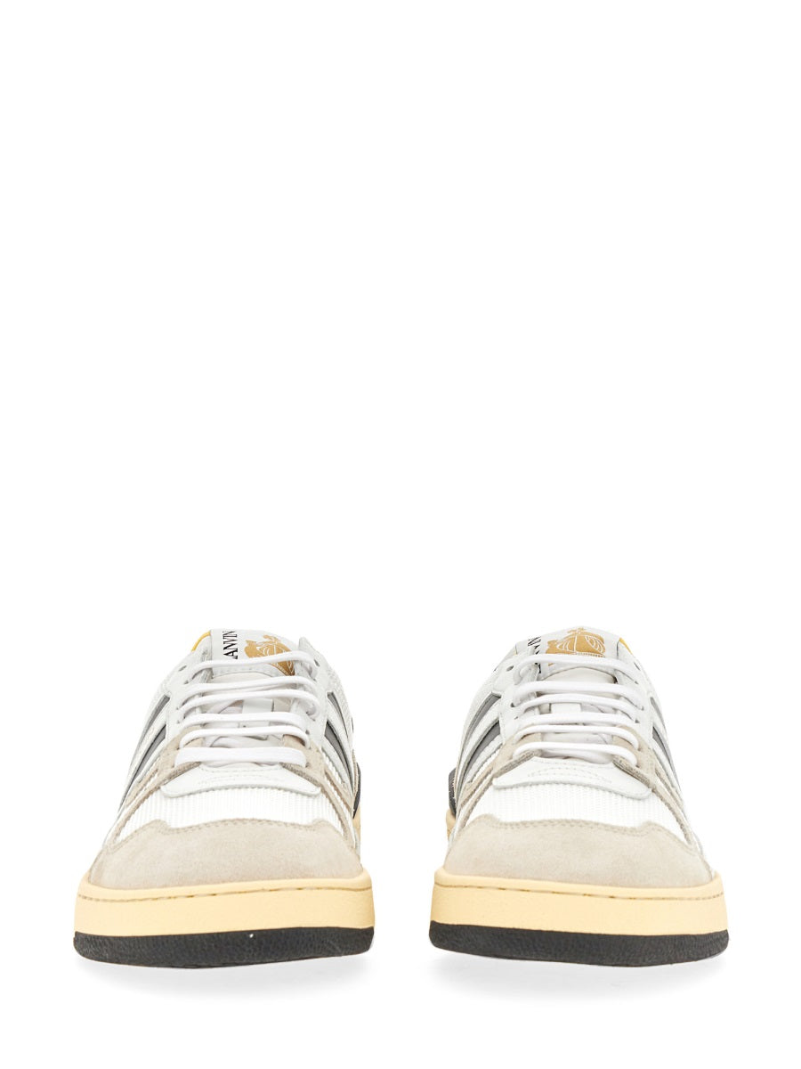 Lanvin Women Mesh, Suede And Nappa Leather Sneaker
