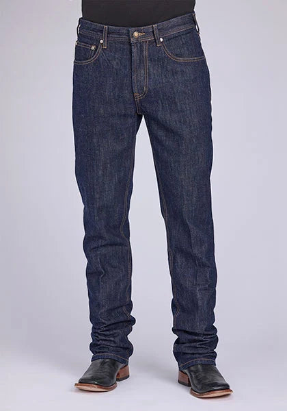 Stetson 1210 Straight Fit (Dark Wash) - Men's Jeans Denim Dark Wash